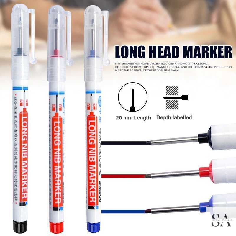

Kepala Panjang Long Nib Head Marker Waterproof - 317