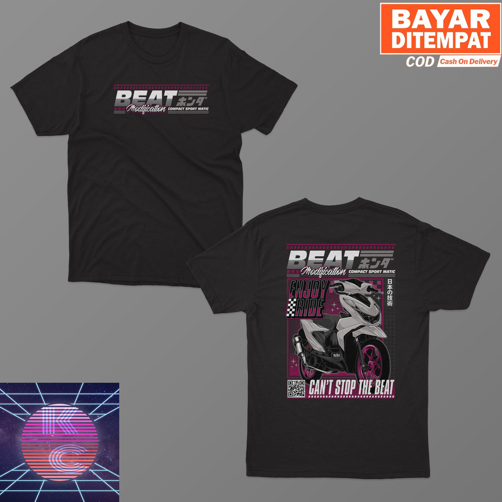 KAOS BAJU HONDA BEAT MODIF  KAOS MOTOR PRIA WANITA