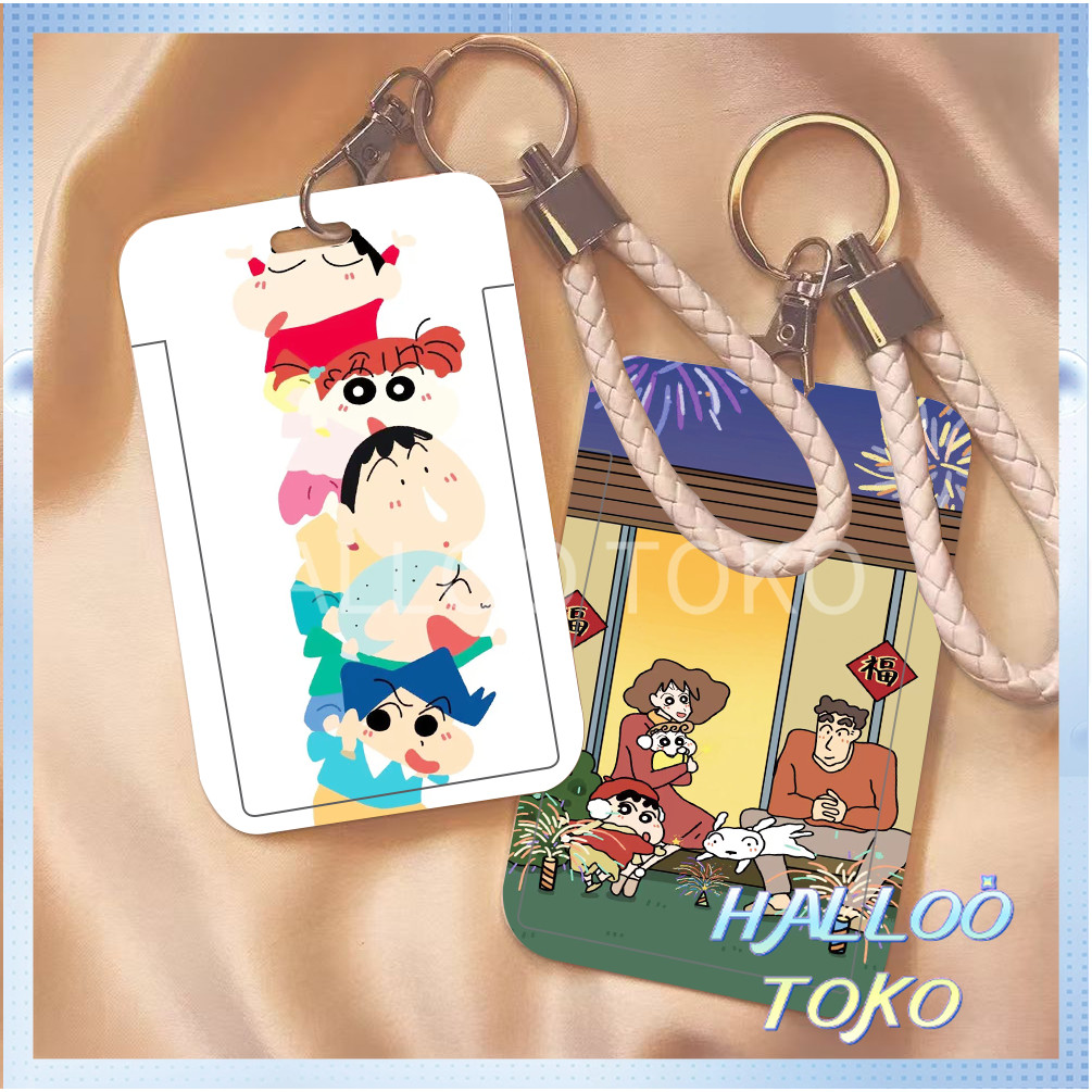 

ID CARD HOLDER MOTIF KAWAII TEMPAT KARTU PHOTOCARD PHOTO CARD Pelindung + Tali,Beberapa motif berkaitan dengan Luffy dan Shin Chan dan teman - teman mereka