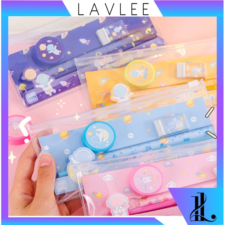 

Lavlee S5942 Alat Tulis Set Mini Stationary / Set Alat Tulis 5 In 1 Karakter / Warna-Warni Astronot Stationary / Set Alat Tulis