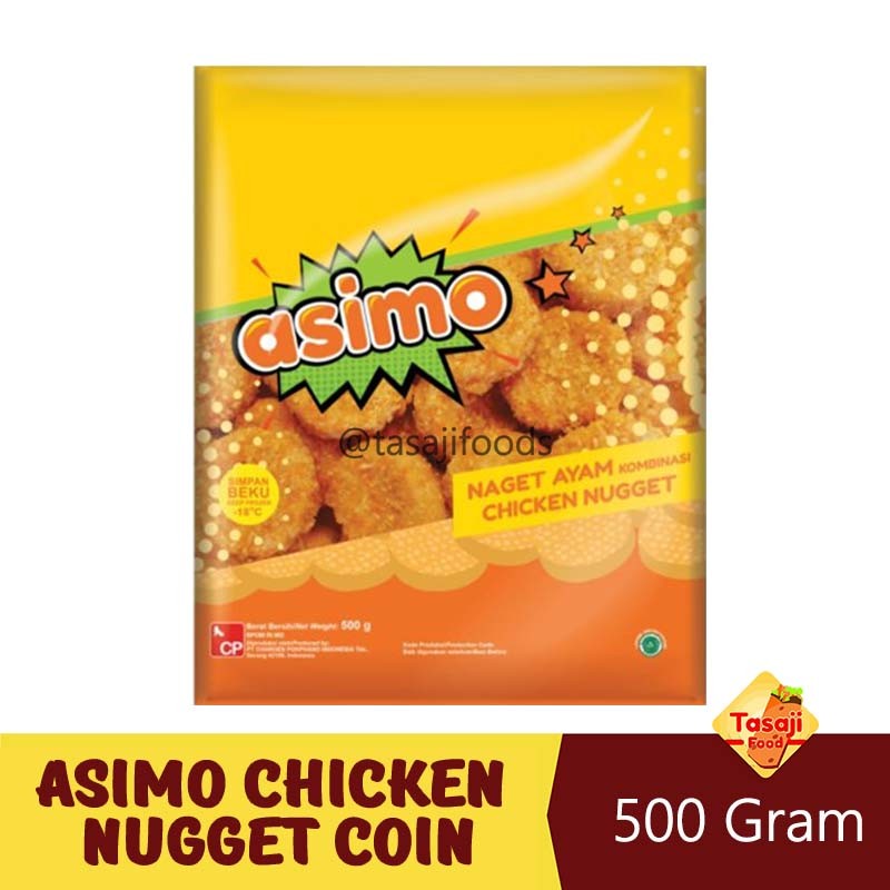 

Asimo Chicken Nugget Coin 500 Gram Naget Ayam