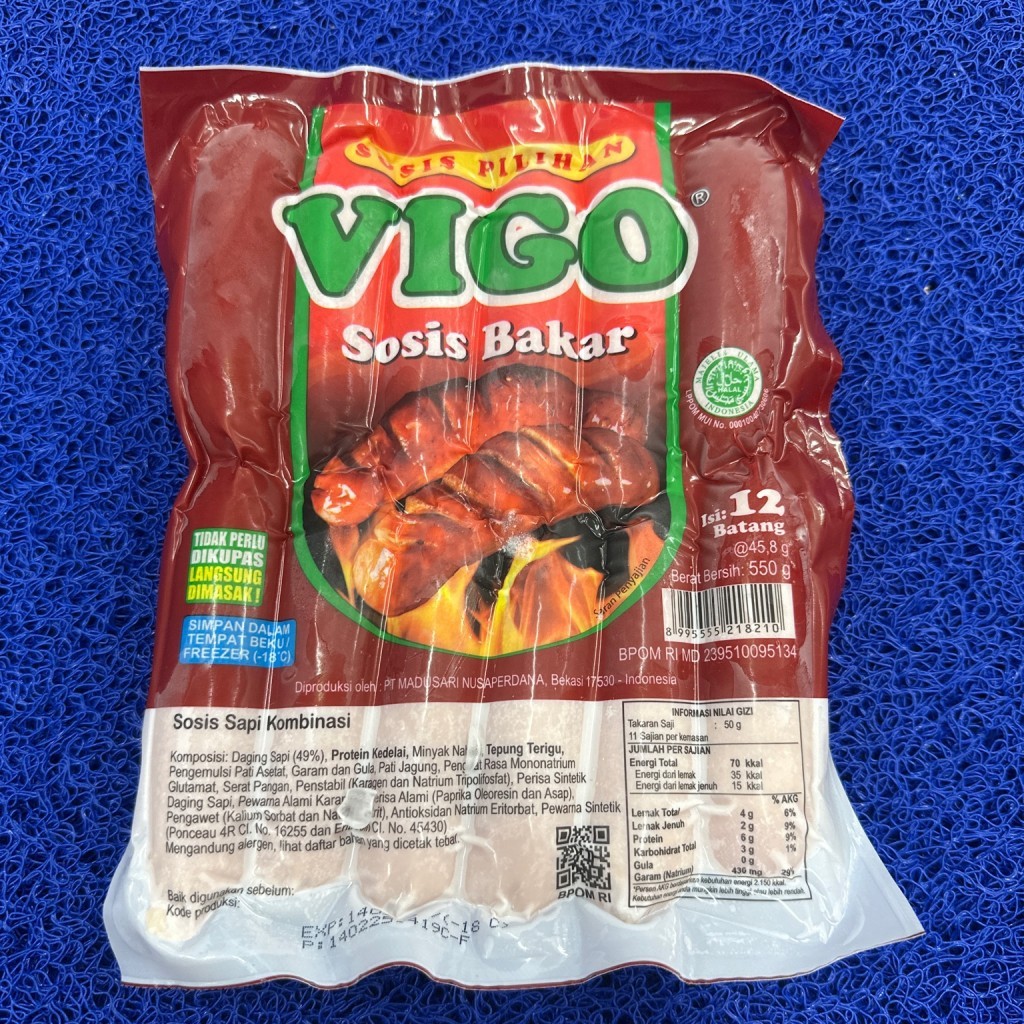 

VIGO SOSBAK SAPI MINI 12 PCS 550GR
