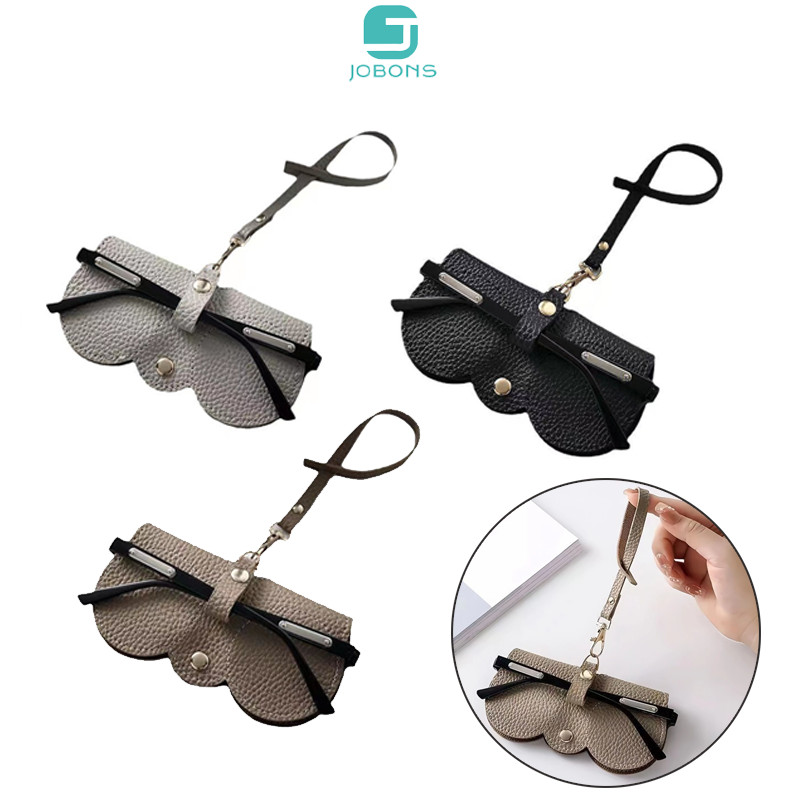 Case Kacamata Kait Tas Pouch Kacamata Sarung Kacamata Kulit Leather