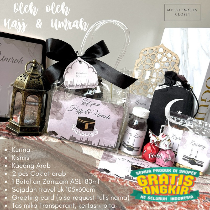 

PAKET OLEH OLEH UMROH DAN HAJI LENGKAP DAN UNIK / HAMPERS UMROH | OLEH OLEH HAJI / OLEH OLEH UMROH AWSTHETIC / OLEH OLEH HAJI MURAH / HAMPERS EID ADHA /OLEH OLEH HAJI AESTHETIC/ keluarga oleh oleh