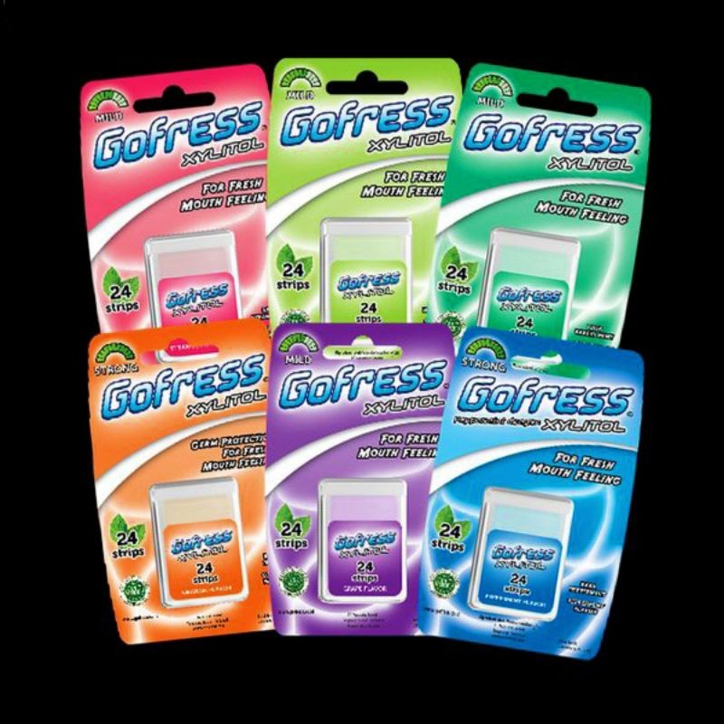 Permen Go fresh strwberry grape mint orange 24strip