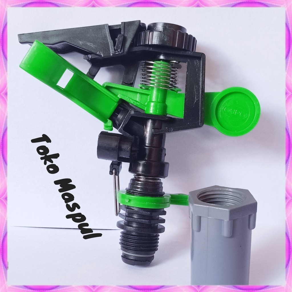 SPRINKLER TEMBAK HIJAU 1/2 KOMPLIT-COD
