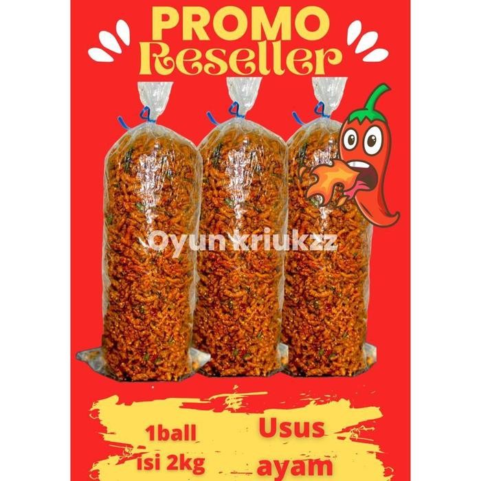 

AZ USUS AYAM CRISPY PEDAS DAUN JERUK 1 BAL ISI 2 KG | USUS AYAM CRISPY PEDAS | USUS KRISPI KRISPY Alami food snacks Keripik Kripik - USUS ORIGINAL