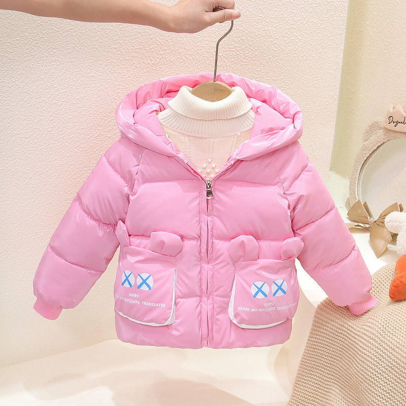 Anak Baju Katun Anak Perempuan Hangat-Menjaga Pakaian Katun Menebal Jaket Gaya Korea Bayi Panjang Ma