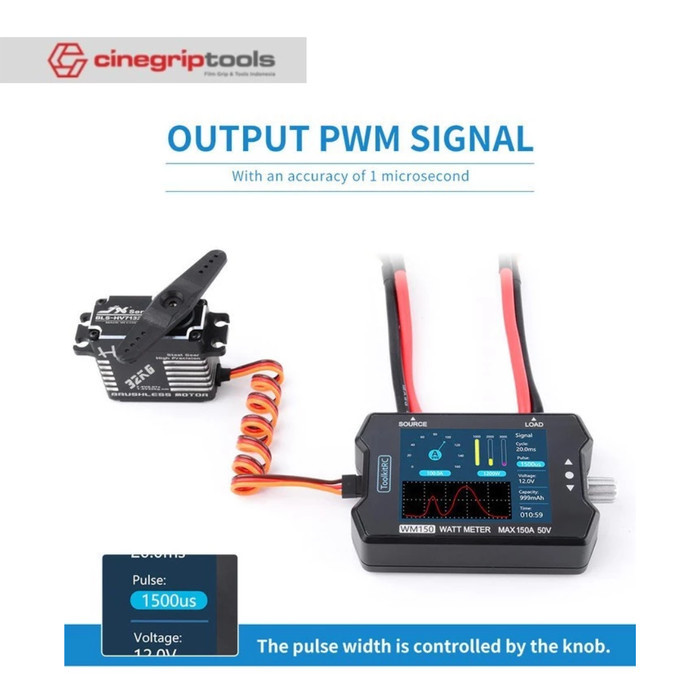 ToolkitRC WM150 WATT METER MAX 150A 50V