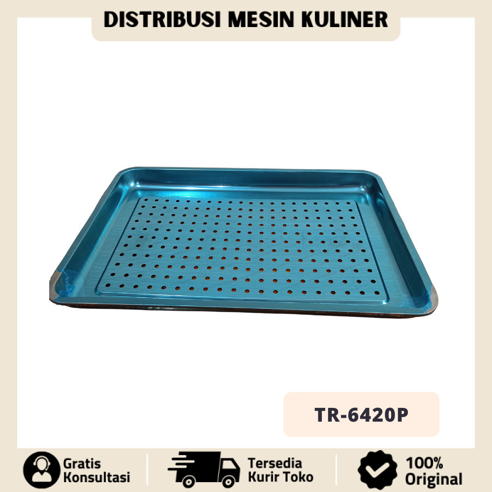 Loyang Kue Berlubang Stainless Steel Bakery Pan Perforated TR 6420P