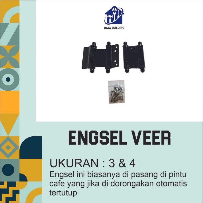 ENGSEL VEER / Engsel Tutup Otomatis / Engsel Pegas Otomatis / Engsel Pintu Pegas