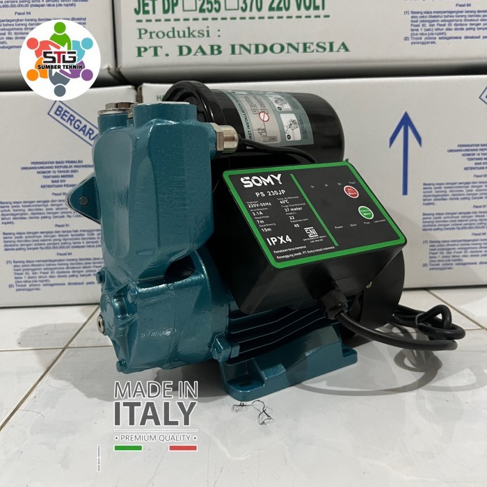 Pompa air Otomatis 50L/min 400W Total Head Max 50 m Model: PS-230JP