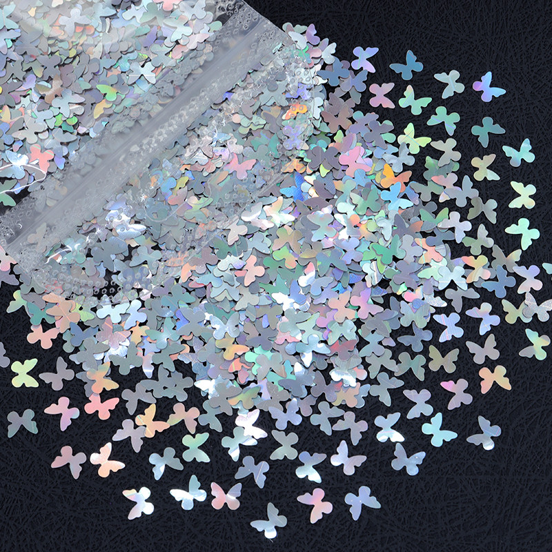 

Holographic Glitter Silvery Resin Sequins Butterfly Enlish Letters Flakes Epoxy Resin Filling For DIY Jewelry Making Accessories