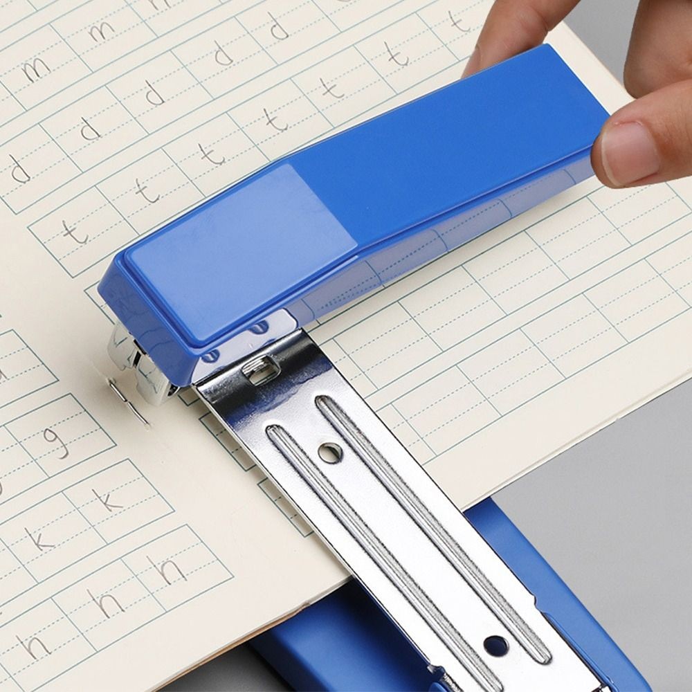 

1PC 360 Degree Rotary School Stapler Heavy Duty Effortless Long Stapler Office Bookbinding Supplies Manual Binding Tool