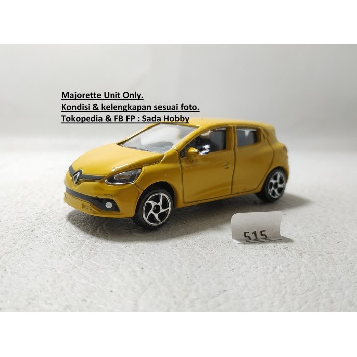 Diecast Majorette Renault Clio Sport Yellow Unit Only