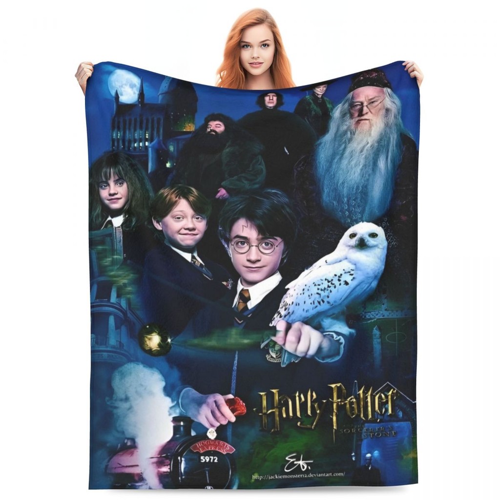 Blanket Quality Super Warm Throw Blanket HARRY POTTER Magic Movie Winter Decorative Couch Bed Funny 