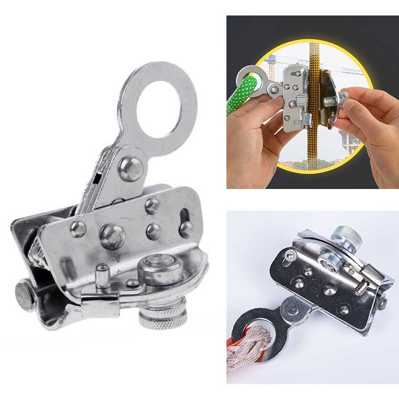 Deelion 25kN Safety Rock Climbing Arborist Caving Roof Tree Arborist Rope Grab 14-16mm Outdoor