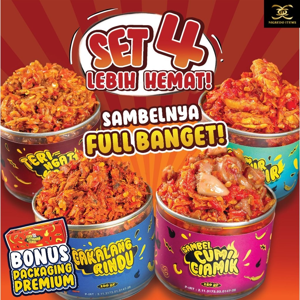 

Eatsambel - Paket Kerjasama Mas Yangun (Set 4)