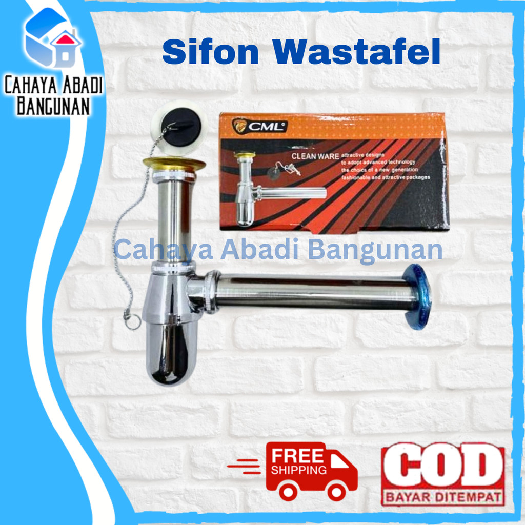 Sifon Wastafel Cuci Tangan Stainless CAMEL