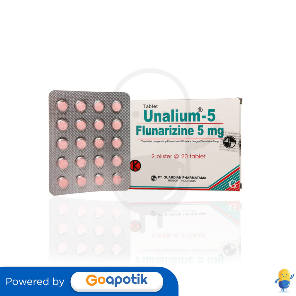 Unalium 5 Mg Box 40 Tablet