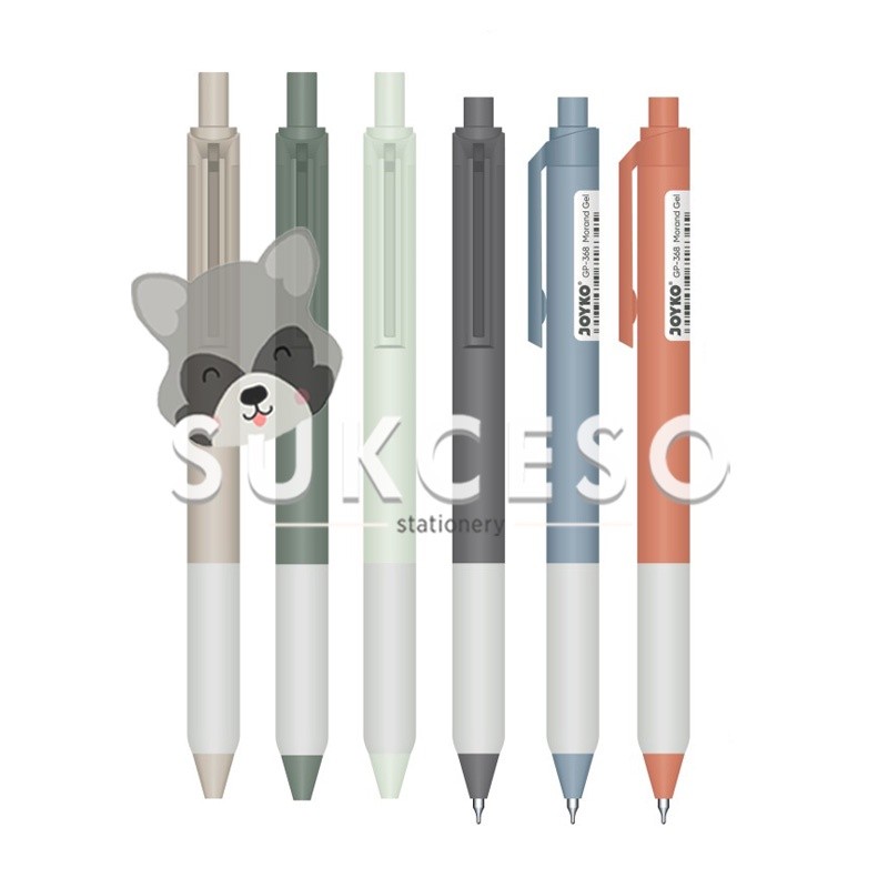 

Joyko Pulpen Pena Gel Pen 0.5mm GP-368 Morand Gel