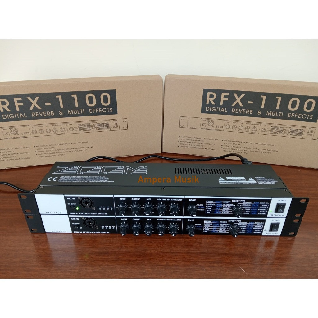 Efek Vocal Zoom RFX 1100 / RFX-1100 / ZOOM RFX 1100