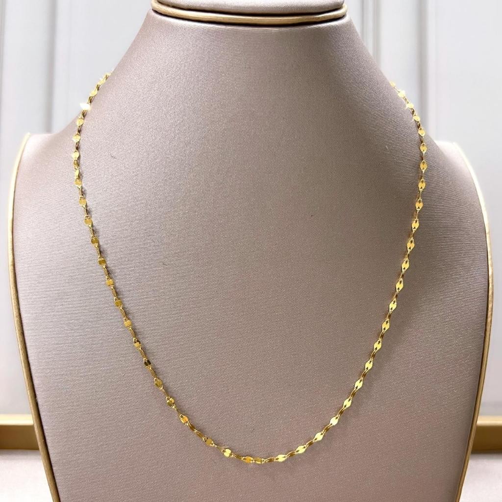 Kalung Emas asli Kadar 420 (9K) 375 (8K) Berat 16gram Ada Surat Dari Toko