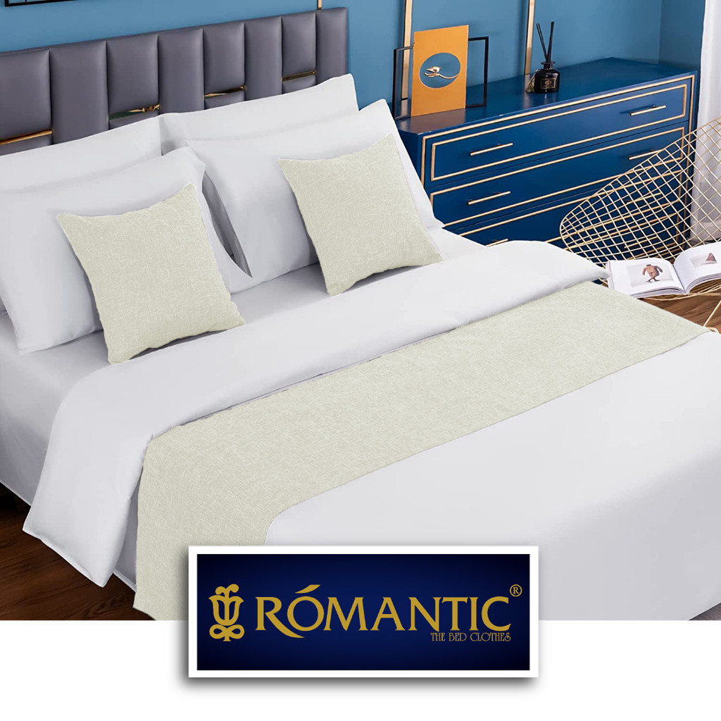 Bed Runner / Selendang kasur Ivory by ROMANTIC standard Hotel minimalis
