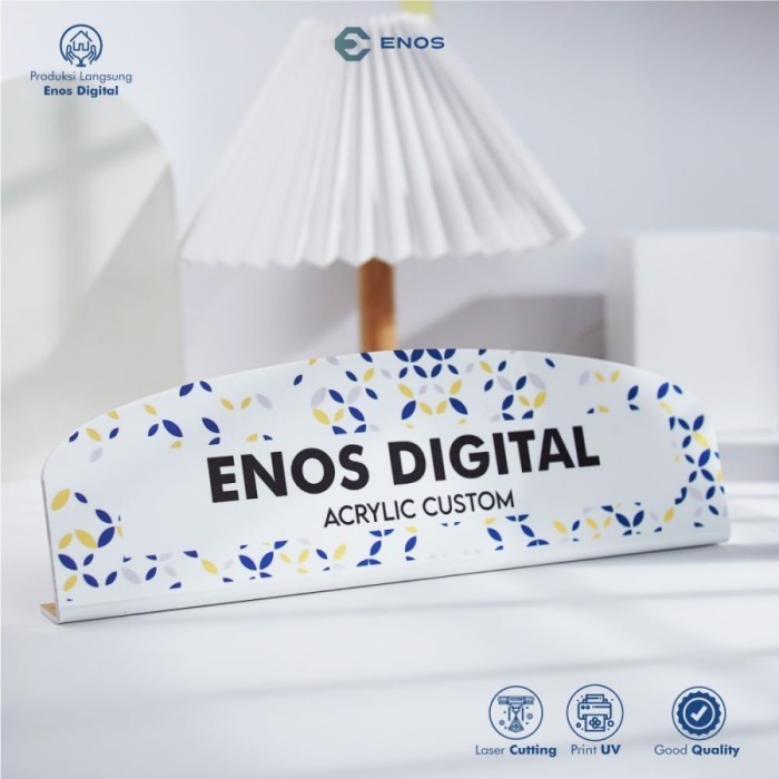 Papan Nama Meja Custom Acrylic | Papan Nama Meja Akrilik | Papan Meja - 001