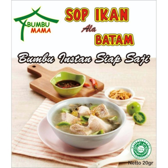 

Bumbu Masak Instan / Bumbu Sop Ikan Ala Batam - 20gram