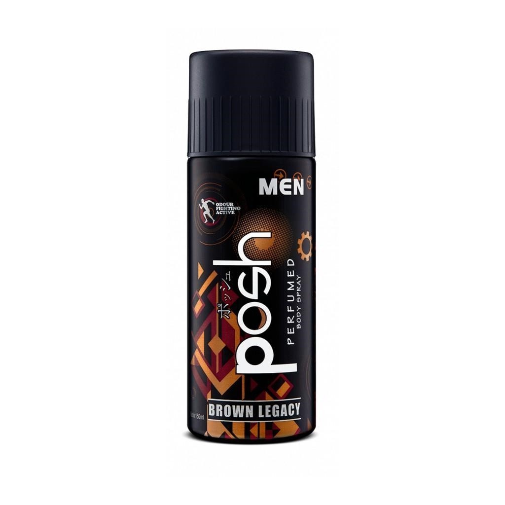 Posh Spray Cologne Men Brown Legacy Botol 150 ml x2 - Gambar 3