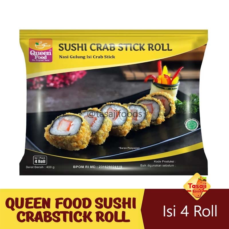 

Queen Food Sushi Crab Stick Roll Isi 4 Lonjor