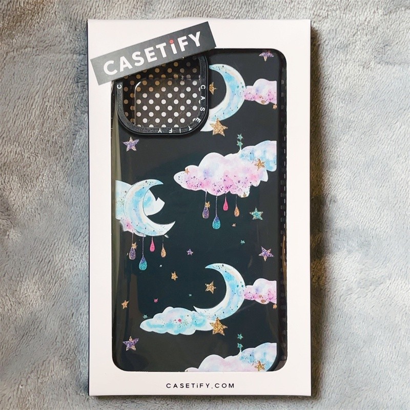 CASETify X Cloud Moon Black Case Silicone Inspired Sugar Color Design IPhone 13 Pro Max 12 Pro Max 1
