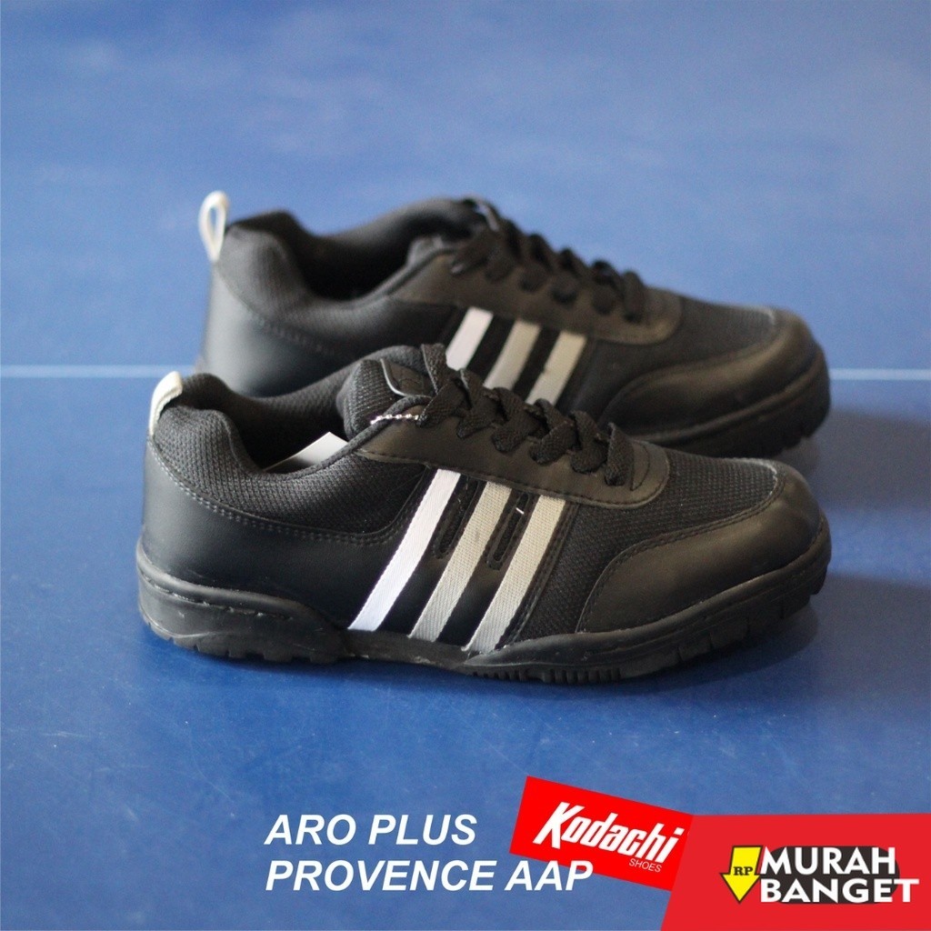 Sepatu olahraga- Sepatu Running Kodachi ARO PLUS PROVENCE ABU ABU PUTIH - AR PROVENCE HITAM AAP
