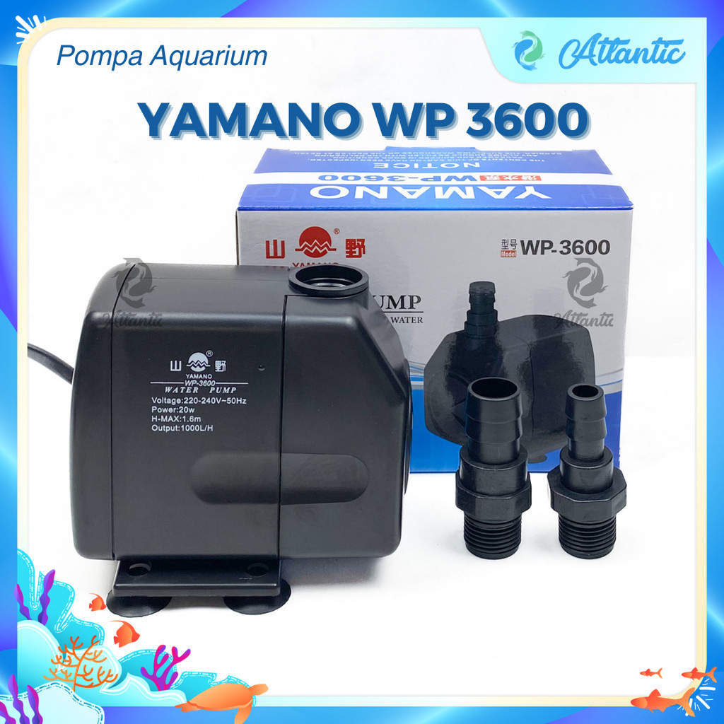 Yamano WP 3600 Pompa Aquarium Pompa Hidroponik Pompa Celup Aquarium Filter