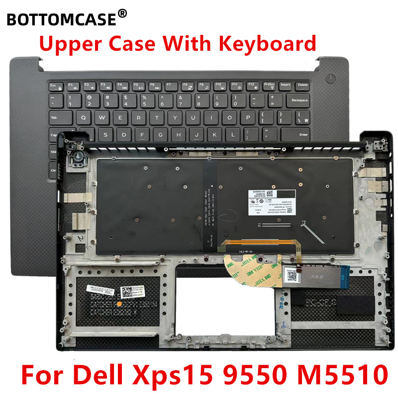 PREORDER BOTTOMCASE New  For Dell Xps15 9550 M5510 Laptop Upper Case Palmrest  Cover With Keyboard 0