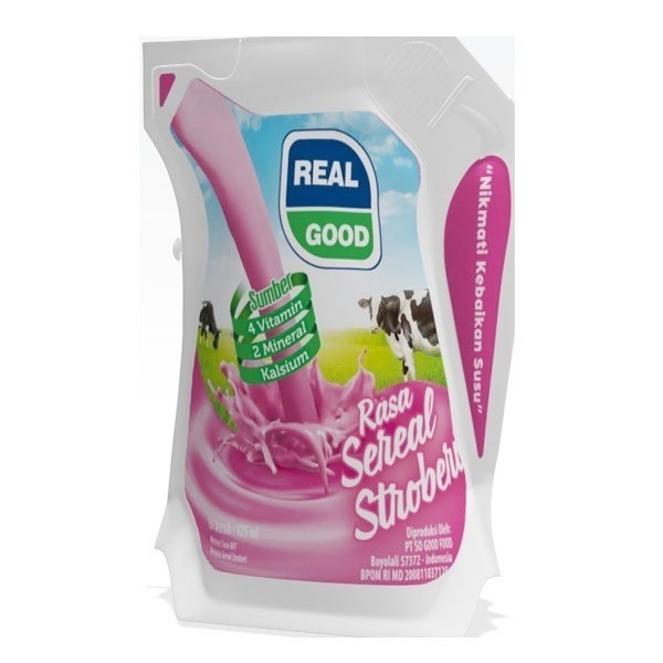 

HPM - REALGOOD MILK STRAWBERRY 125 ML - SUSU ARM
