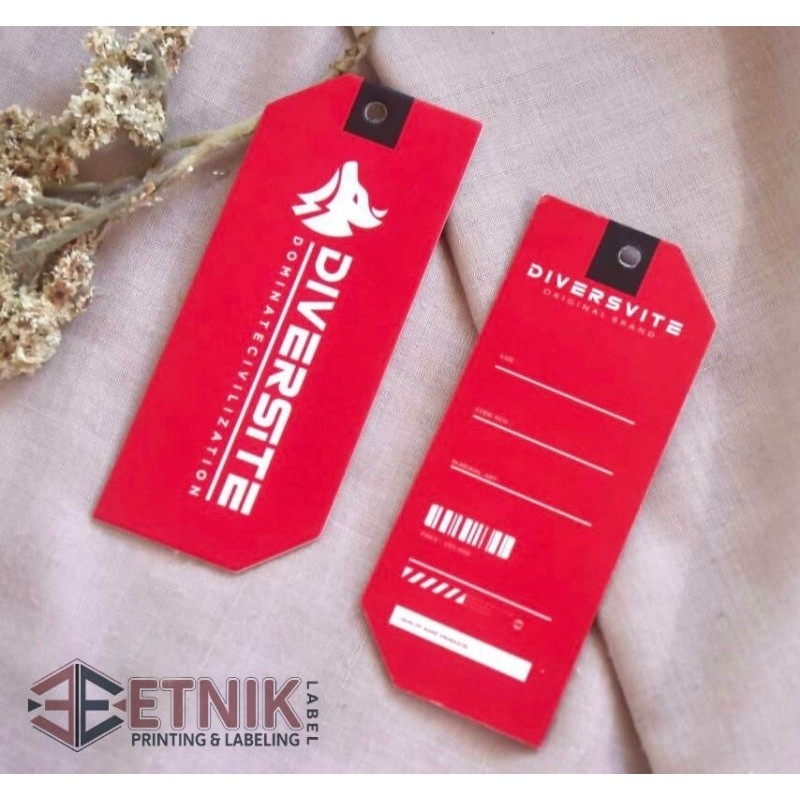 

label hangtag tebal hang tag custom label hangtag(500 gsm)