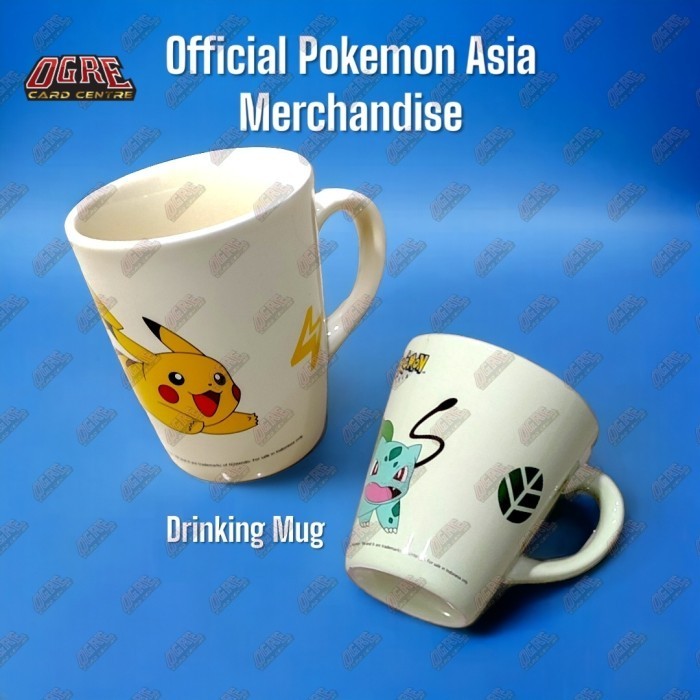 Mug Gelas Pokemon Pikachu Bulbasaur - Official Pokemon Asia