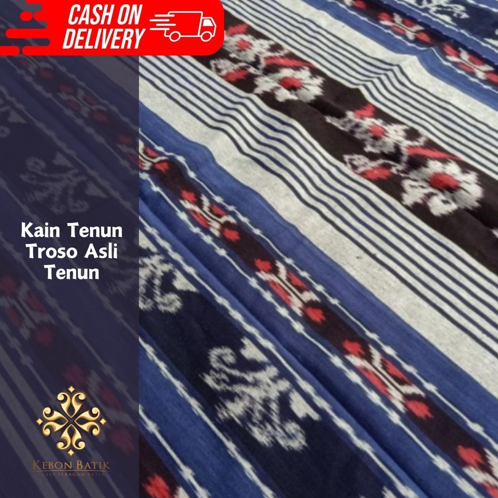 Kain Tenun Troso Bukan Printing untuk Bahan Baju 2405020002