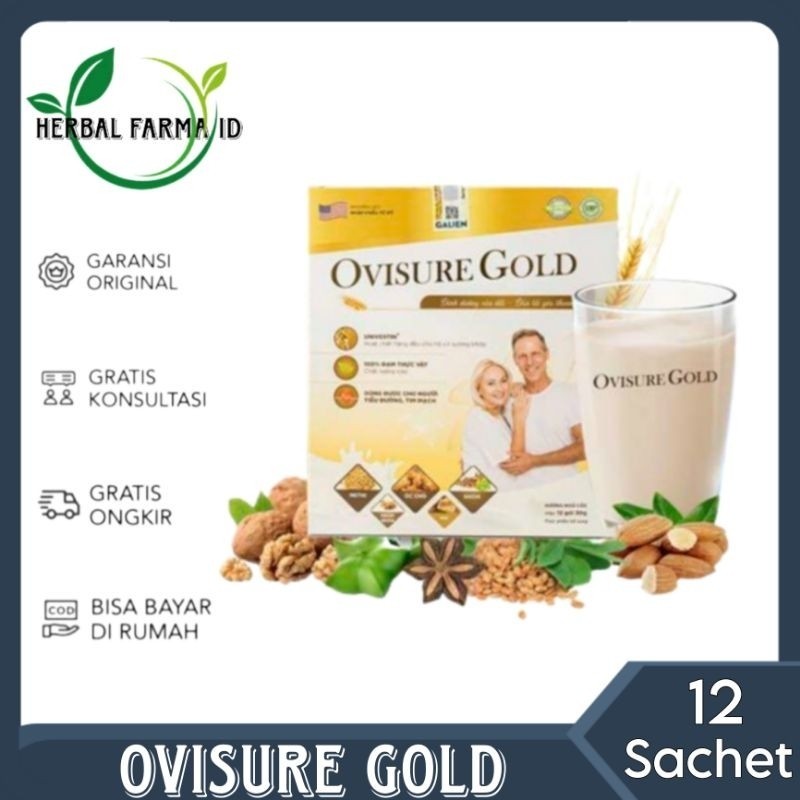 

100% ORIGINAL Ciri OVISURE GOLD SUSU Asli Obat Vitamin Sendi Dan Tulang Multi Khasiat