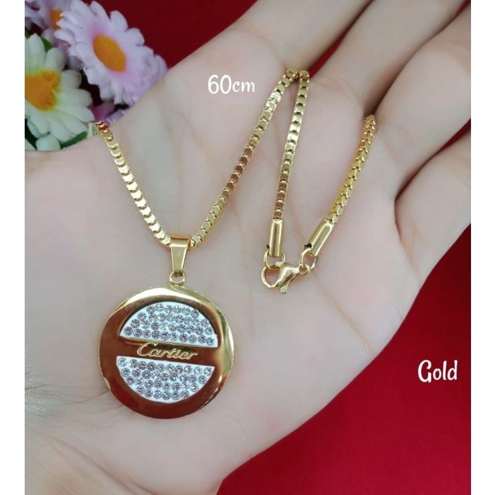 kalung hijab emas muda kadar 50% perhiasan emas kadar rendah emas muda anti karat ada surat dari tok