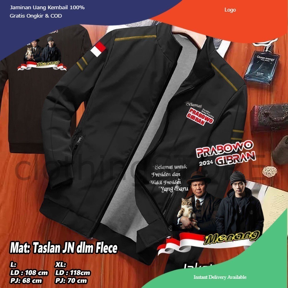 JAKET KEMENANGAN PRABOWO GIBRAN