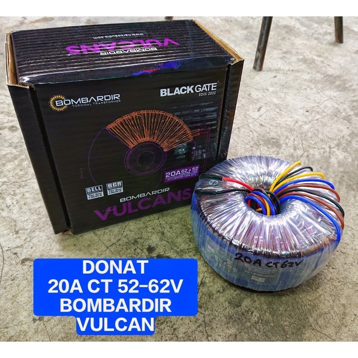 Trafo Donat Toroid 20A CT 52-62V Bombardir Vulcans BELL BGR Original