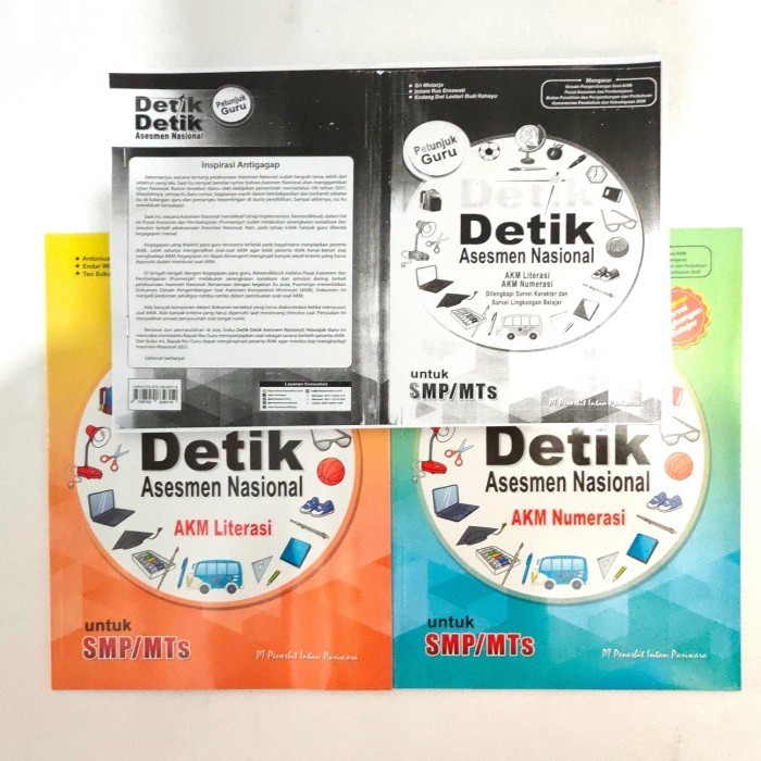 ✨BISA COD✨ - BUKU DETIK DETIK ASESMEN NASIONAL AKM SMP/MTS INTAN PARIWARA - TANPA KUNCI