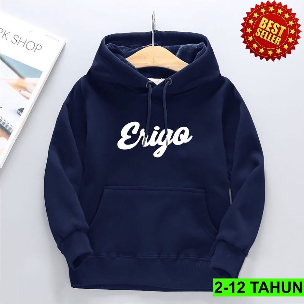 Hoodie Anak Laki Laki Perempuan / Hodie BEST SELLER Erigo Anak Usia 2-12 Tahun / Jaket ERIGO Anak Ce