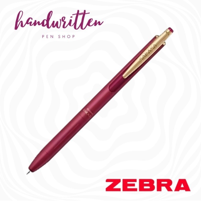 

ZEBRA Sarasa Grand Vintage Retractable Gel Ballpoint Pen/ Pulpen - Cassis Black