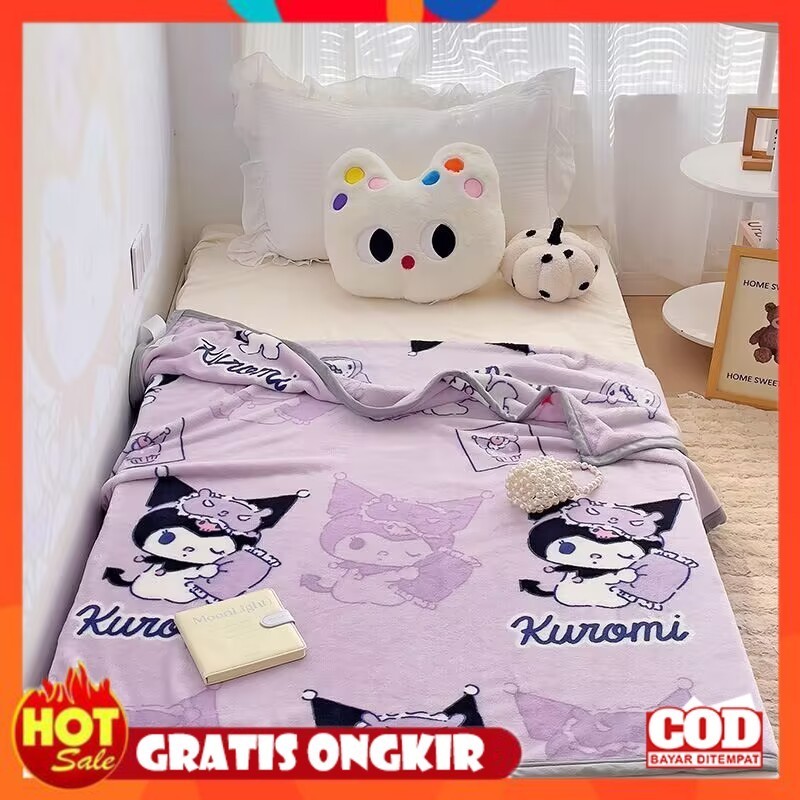 KAIN HALUS ADEM LEMBUT TEBAL / SELIMUT BULU HALUS SELIMUT SANRIO DISNEY - HYPERSTORE