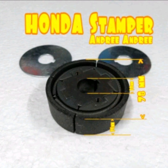 Kampas Kopling Stamper Honda GX160 GX200 GX220 as 20 mm Tebal 24 mm