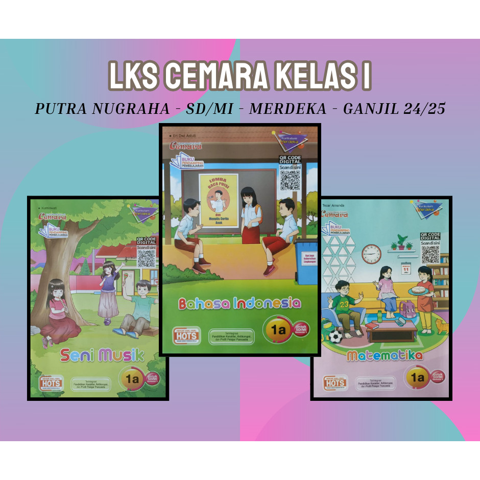 Buku LKS Putra Nugraha Cemara Mahir Zamrud SD/MI Kelas 1 Merdeka Ganjil 2024/2025 - Original